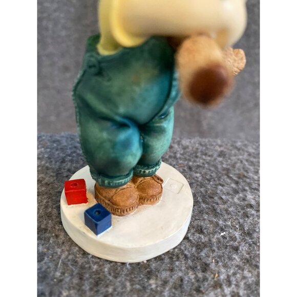 VTG Country Artists Tots 1998  Jeremy Boy Figurine Hug Me Tight Teddy 92005 - Picture 3 of 7